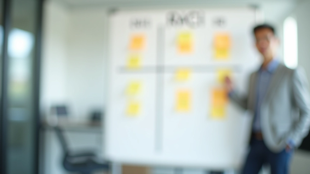 RACI matrix diagram showing responsibilities, accountability, consultation, and information roles across team members